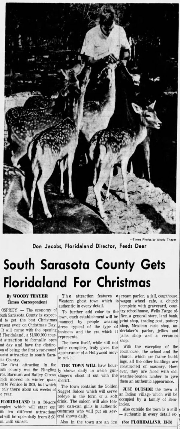 Floridaland - Dec 1964 Opening